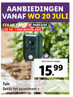 Bekijk vanaf woensdag 20 juli de aanbiedingen voor alle tuinproducten