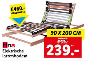 Hn8 Schlafsysteme Elektrische lattenbodem