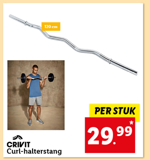 CRIVIT Curl-halterstang 120 cm