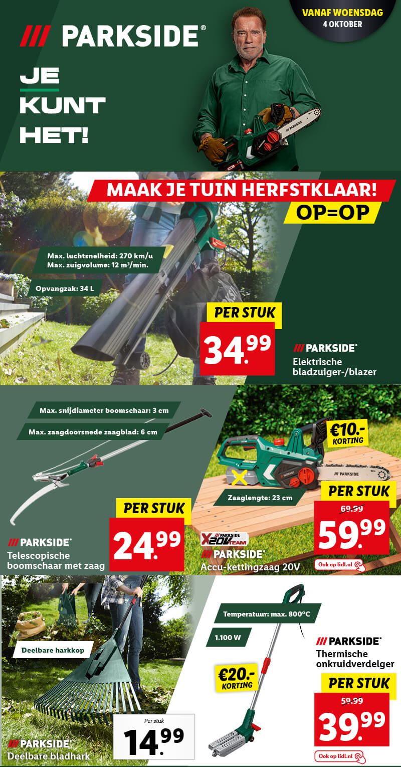Klussen met Parkside tuingereedschap