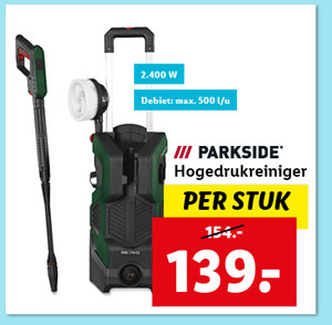 Parkside Hogedrukreiniger 2400 W