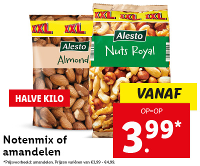 Notenmix of amandelen
