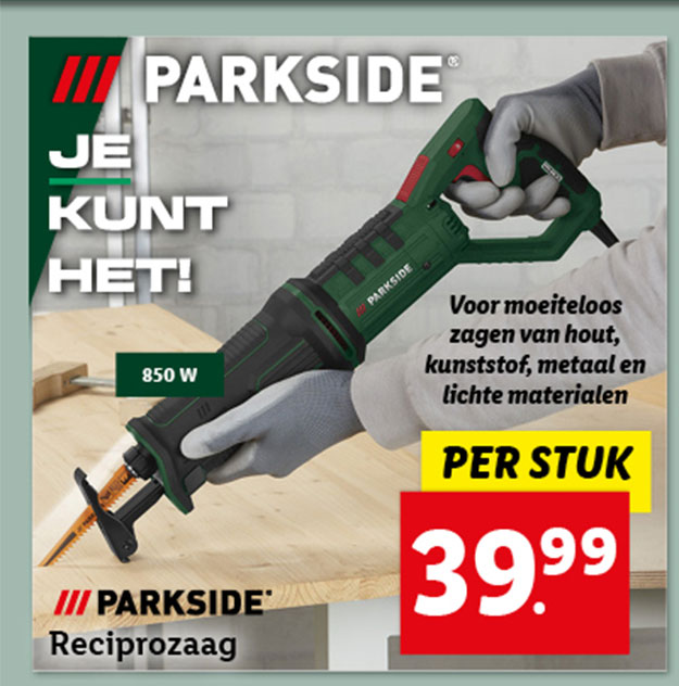 Parkside Reciprozaag 850 W