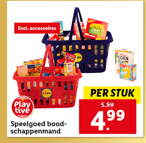 Playtive Speelgoed boodschappenmand