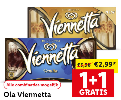 Ola Viennetta 1+1 gratis