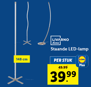 LIVARNO home Staande LED-lamp