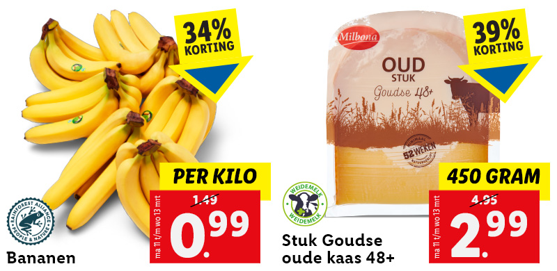 De supermarkt in groente en fruit