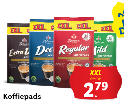 Koffiepads in XXL verpakking: nu voor 2.79