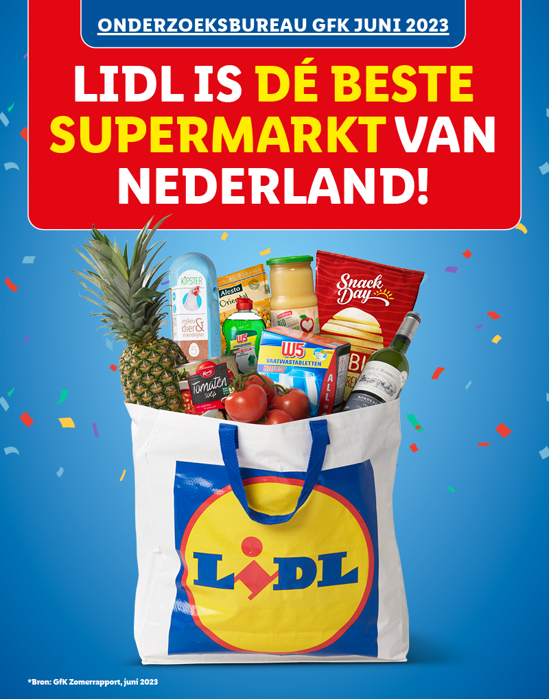 De supermarkt in groente en fruit