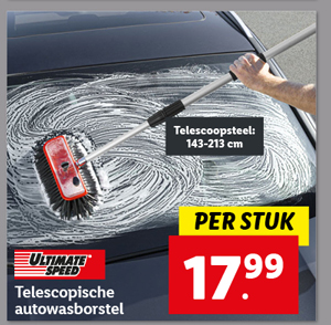 Ultimate speed Telescopische autowasborstel