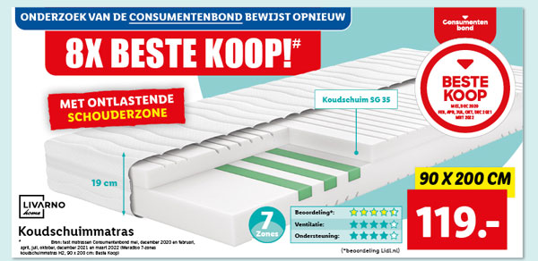 Livarno Home Koudschuimmatras