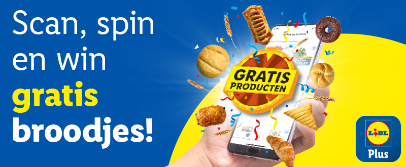 Scan, spin en win gratis broodjes!