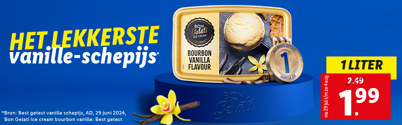 Het lekkerste vanille-schepijs!