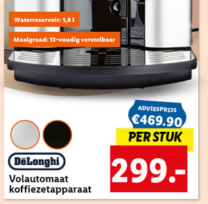 DeLonghi Volautomaat koffiezetapparaat