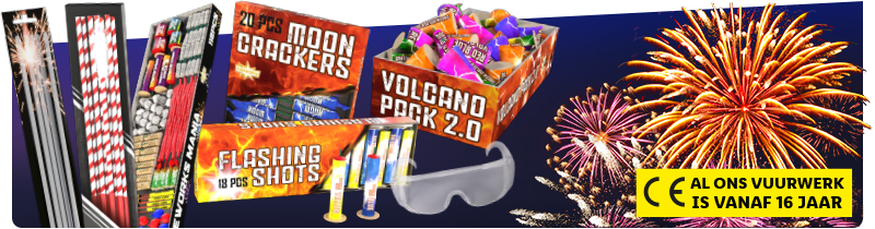 Vuurwerk bij Lidl