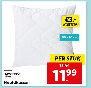Livarno Home Hoofdkussen 60 x 70 cm