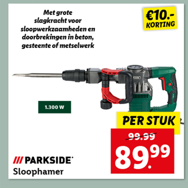 Parkside Sloophamer 1300 W