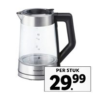 Digitale glazen waterkoker