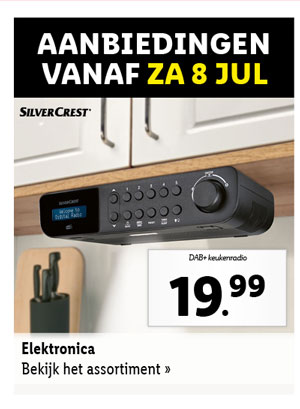 Bekijk alle aanbiedingen voor elektronica vanaf zaterdag 8 juli