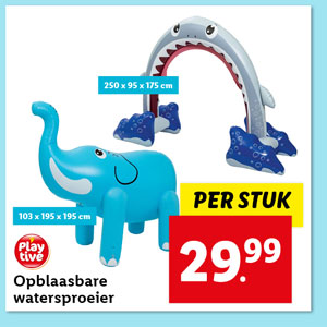 Playtive Opblaasbare watersproeier