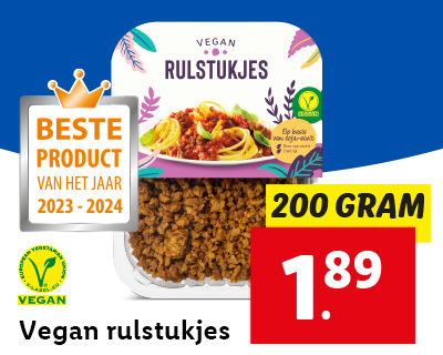 Vegan rulstukjes