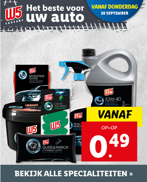 W5: het beste voor uw auto