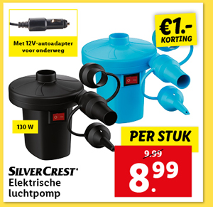 SILVERCREST® Elektrische luchtpomp