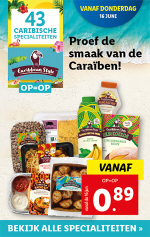 Proef de smaak van de Cariben