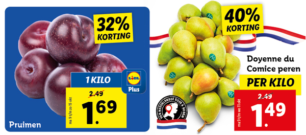 Dé supermarkt in groente en fruit