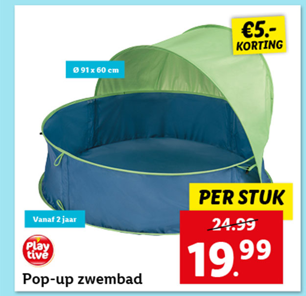 Playtive Pop-up zwembad Ø91 cm