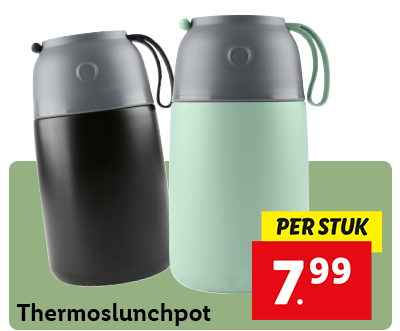 Thermoslunchpot: 7.99 per stuk!