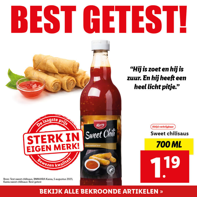 Best getest sweet chilisaus