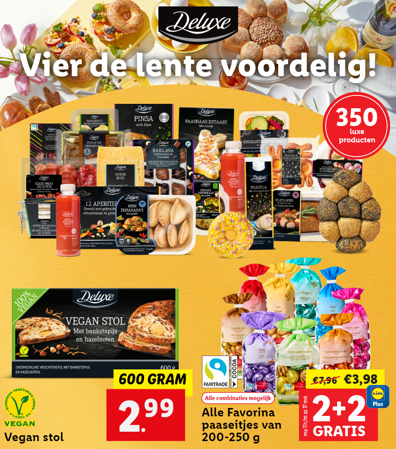 Vier de lente voordelig