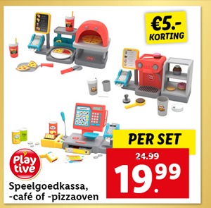 Playtive Speelgoedkassa, -café of -pizzaoven