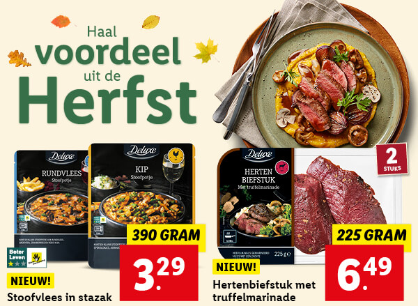 Haal voordeel uit Herfst!