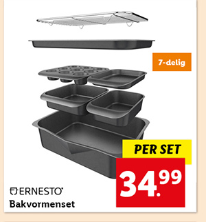 ERNESTO® Set van 7 bakvormen