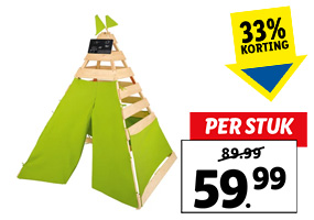 Houten tipitent