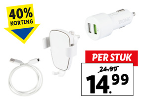 TRONIC® Smartphonehouder met Qi®-laadfunctie