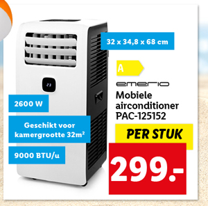 Emerio Mobiele airconditioner PAC-125152