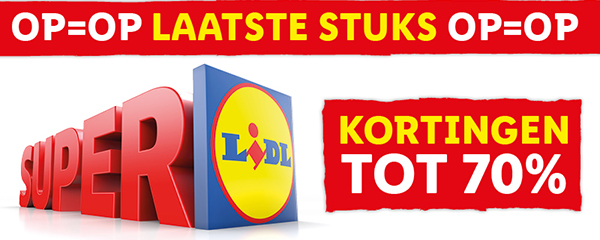 Bekijk alle SALE producten! Alleen online verkrijgbaar en op=op!