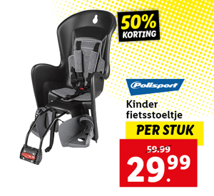 Polisport Kinder fietsstoeltje Bilby Maxi FF