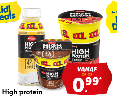 High protein vanaf 0.99*