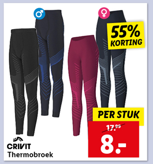 CRIVIT Dames of heren thermobroek