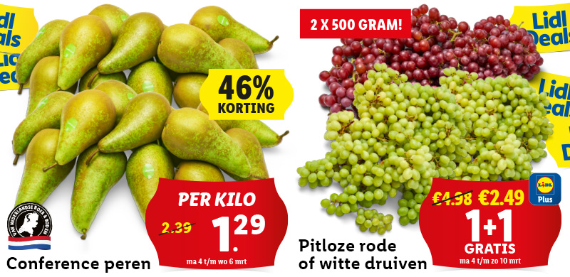 De supermarkt in groente en fruit