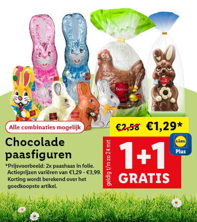 Chocolade paasfiguren
