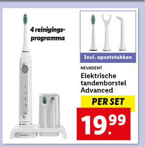 Nevadent Elektrische tandenborstel Advanced