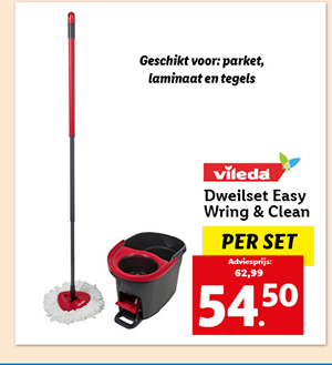 Vileda Dweilset Easy Wring & Clean