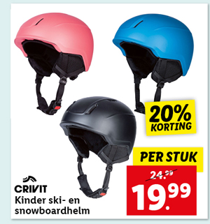 CRIVIT Kinder ski- en snowboardhelm