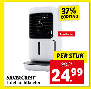 silvercrest tafel luchtkoeler
