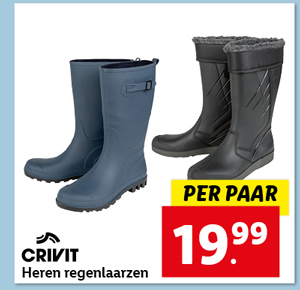 CRIVIT Heren regenlaarzen